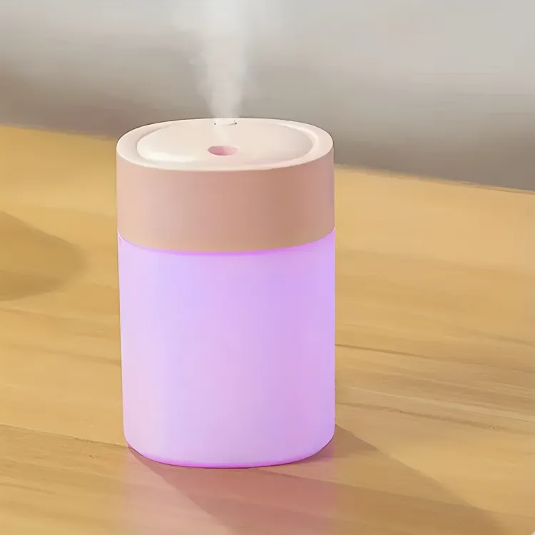 Nano Fine Fog Design Colorful Lights Large Capacity USB Car Adjustable Silent Air Humidifier