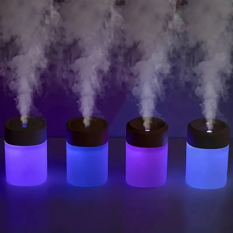 Nano Fine Fog Design Colorful Lights Large Capacity USB Car Adjustable Silent Air Humidifier