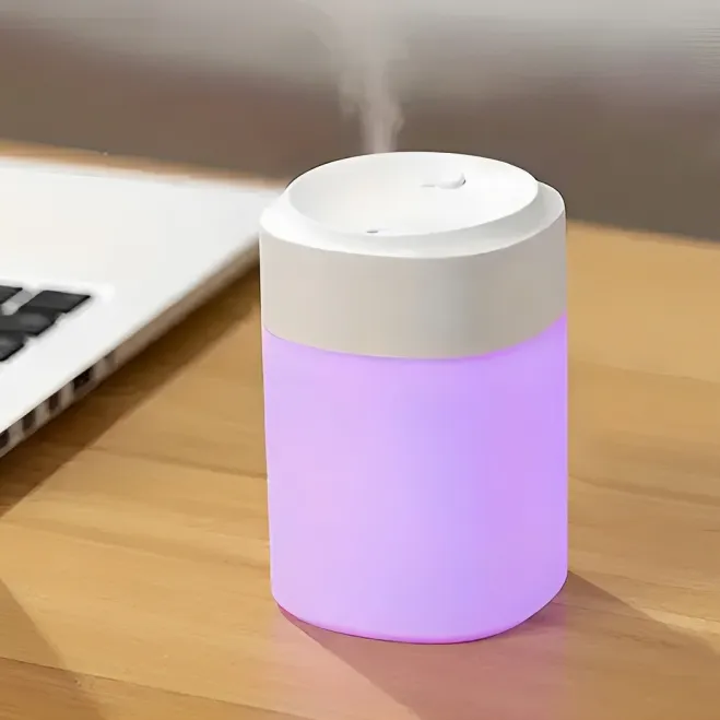 Nano Fine Fog Design Colorful Lights Large Capacity USB Car Adjustable Silent Air Humidifier