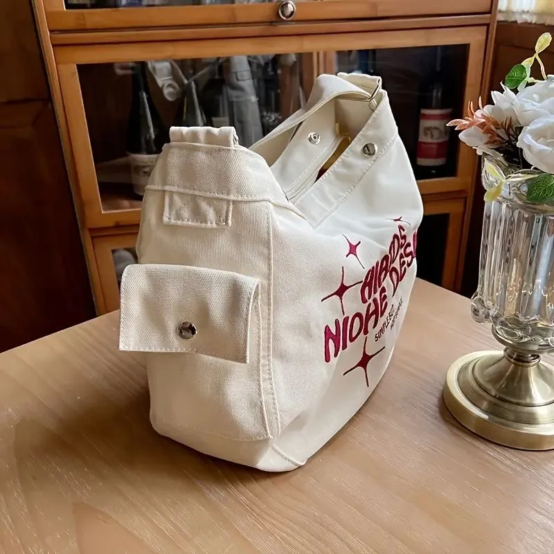Casual Canvas Crossbody Bag