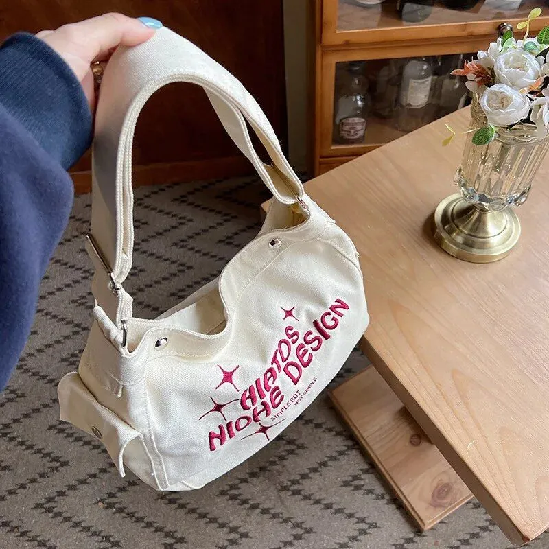 Casual Canvas Crossbody Bag