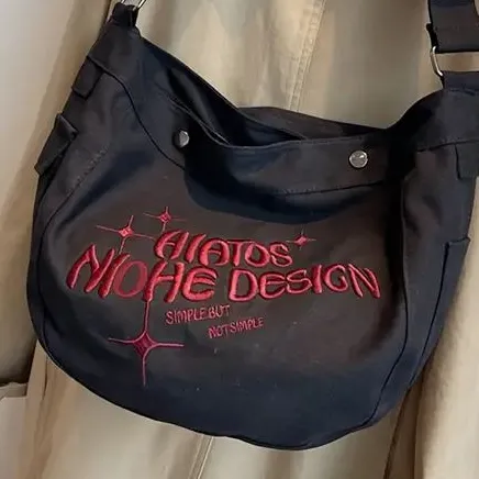 Casual Canvas Crossbody Bag