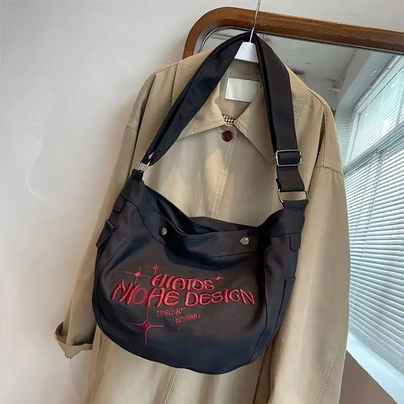 Casual Canvas Crossbody Bag