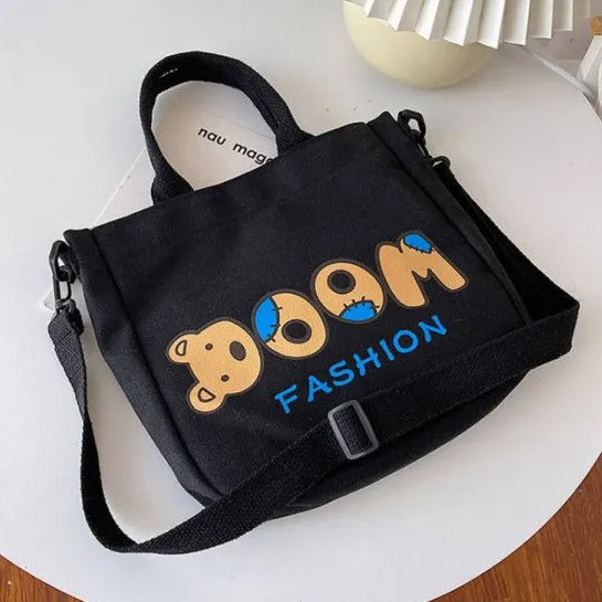 Casual Bear Print Crossbody Bag