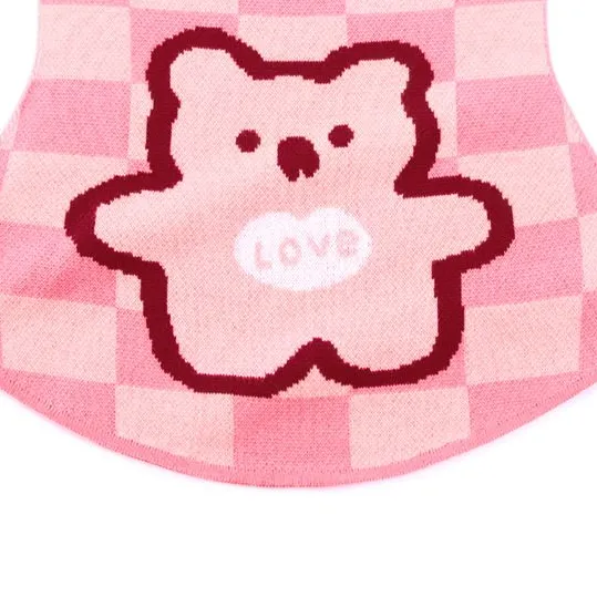 Plaid Kids Cartoon Vest Unisex Casual Top