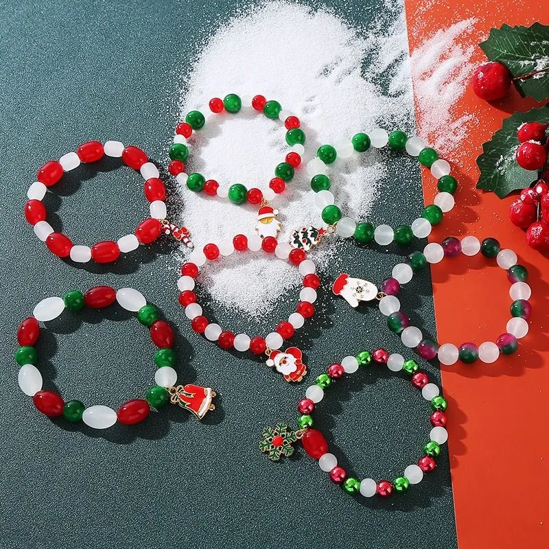 Snowflake Bracelets Festive Christmas Jewelry Accessories
