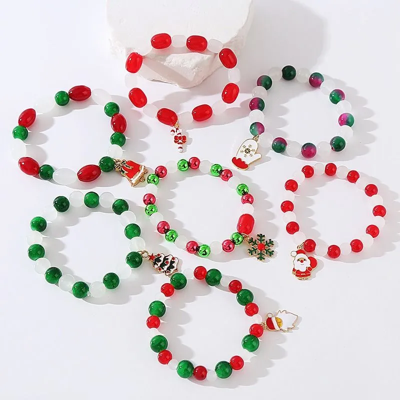 Snowflake Bracelets Festive Christmas Jewelry Accessories