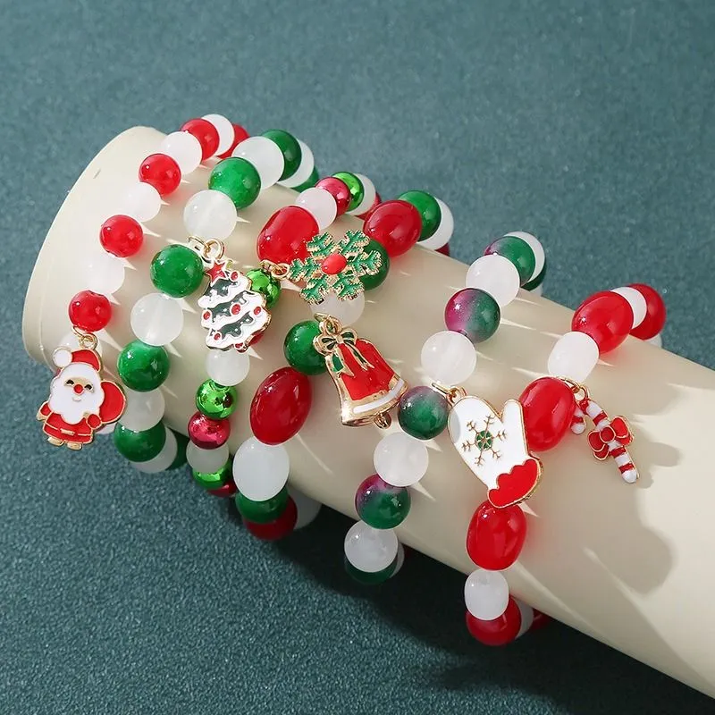 Snowflake Bracelets Festive Christmas Jewelry Accessories