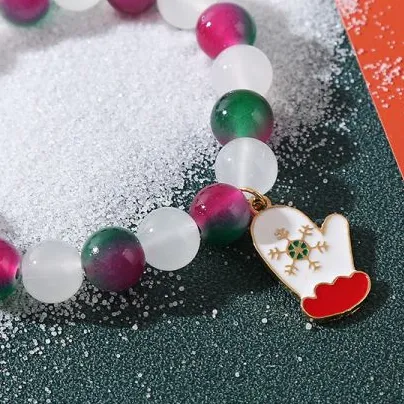 Snowflake Bracelets Festive Christmas Jewelry Accessories