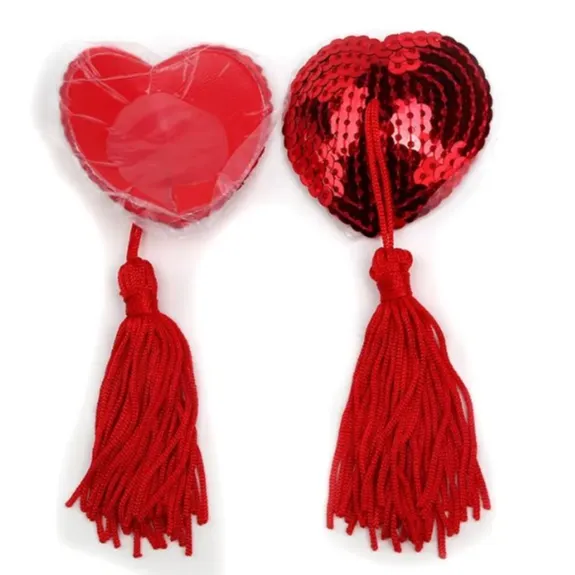 Heart Silicone Bra Pads - Strapless & Comfy for Daily Wear