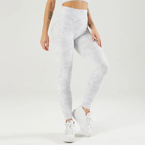 High Waist Contouring Camo Leggings - Seamless Booty Lifting Stretchy