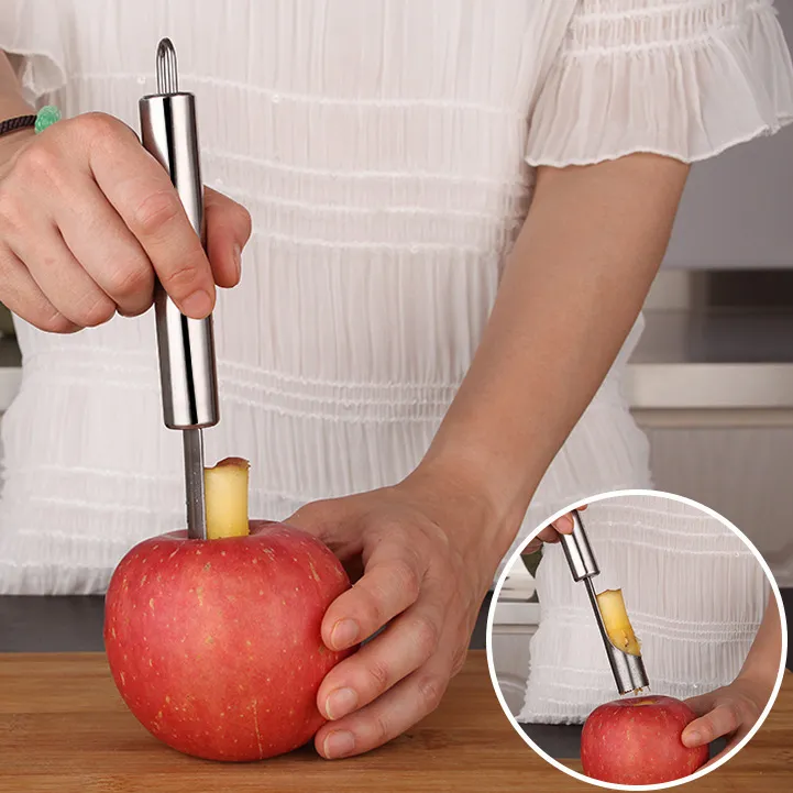 Stainless Steel Fruit Carving Knife Long Handle Knife