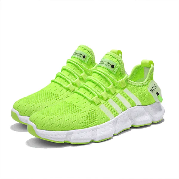 Breathable Almond Toe Men Sports Sneakers Non Slip Comfy Soft Sole Running Gym Sports Shoes