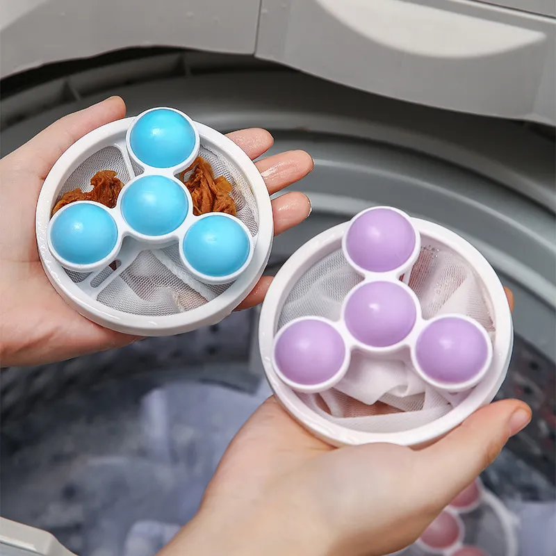 Household Washing Machine Hair Filter Mesh Bag, Lint Hair Catcher Washing Machine Float Filters