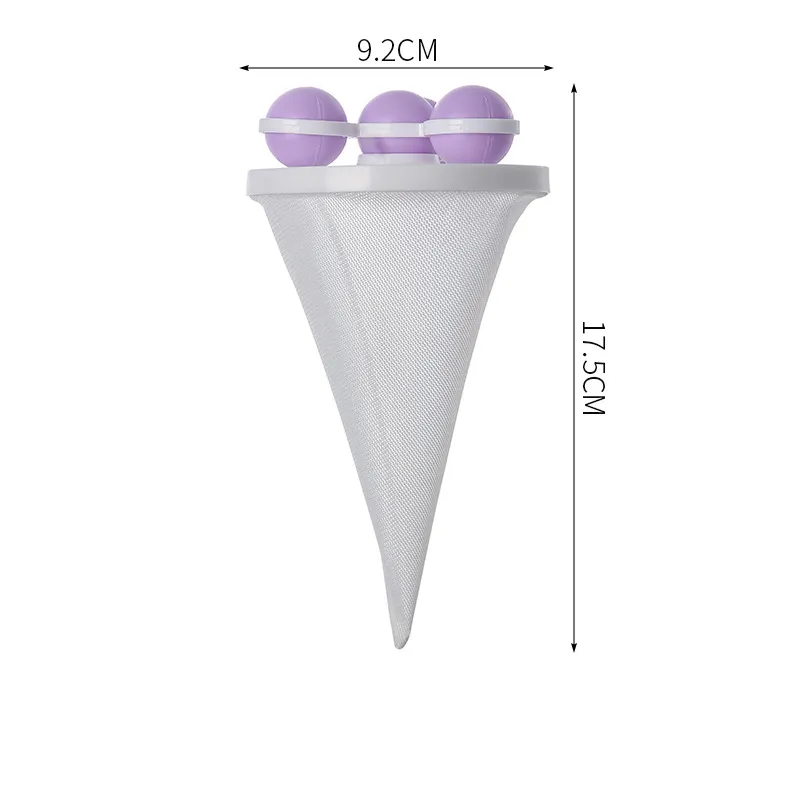 Household Washing Machine Hair Filter Mesh Bag, Lint Hair Catcher Washing Machine Float Filters