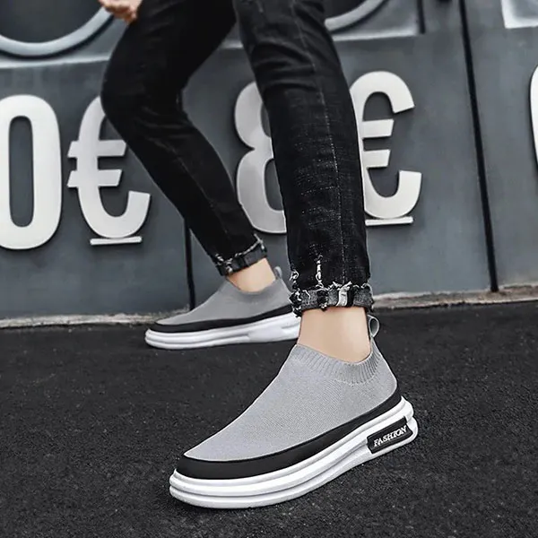 Breathable Slip-On Walking Sneakers
