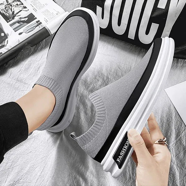 Breathable Slip-On Walking Sneakers