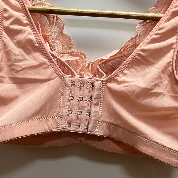 Peach Lace Sleeveless Crop Top