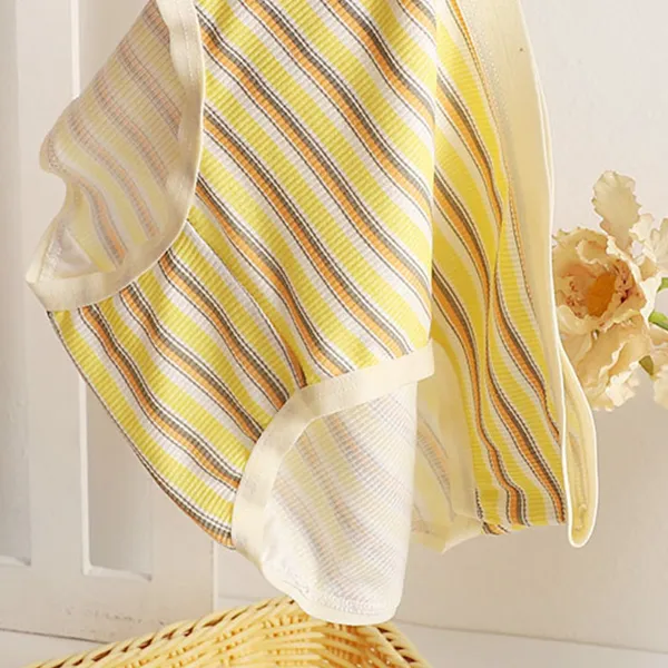 Striped Cotton Blends Women's Briefs