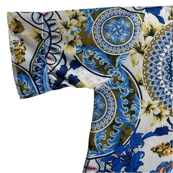 Colorful Summer Print Dress