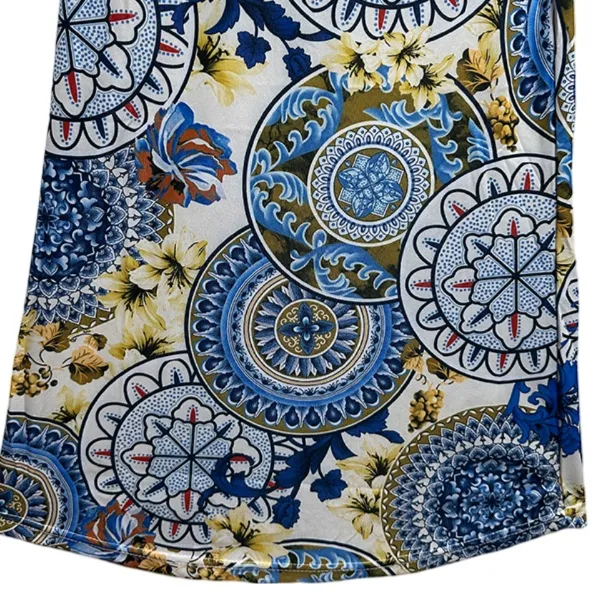 Colorful Summer Print Dress