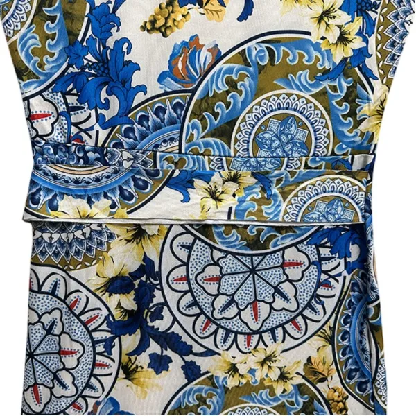 Colorful Summer Print Dress