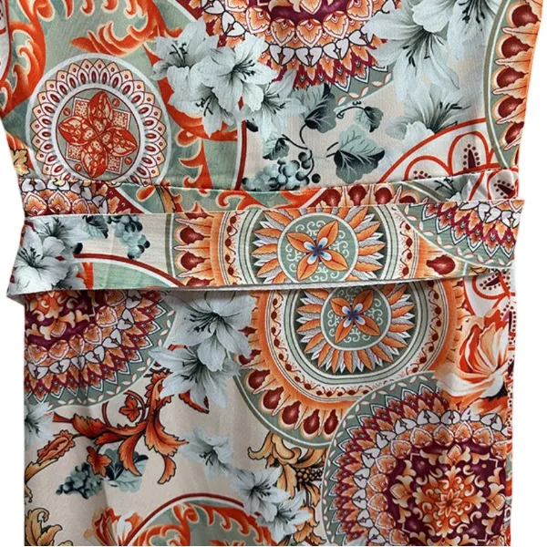 Colorful Summer Print Dress
