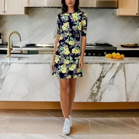 Women's Floral Print Summer Dress