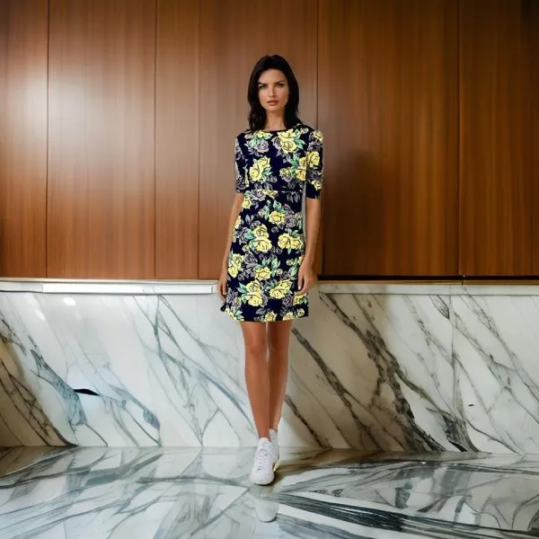 Women's Floral Print Summer Dress