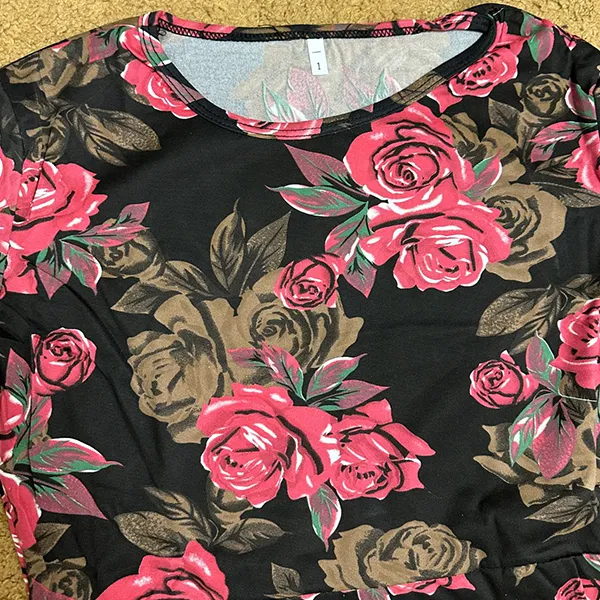 Women's Floral Print Summer Dress