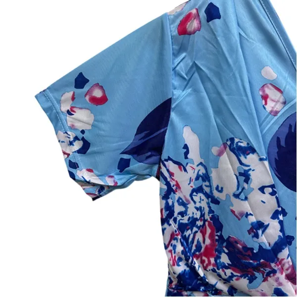 Floral Blue Summer Dress