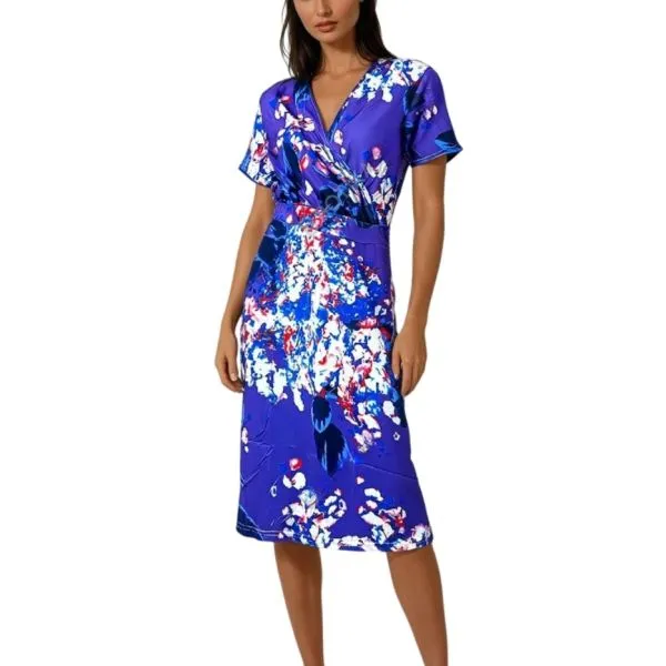 Floral Blue Summer Dress