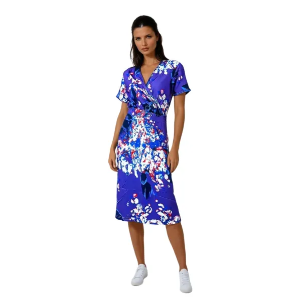 Floral Blue Summer Dress