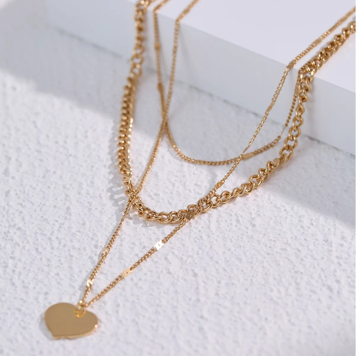 Six Pieces Multi Layered Bohemian Style Pendant Necklace Set