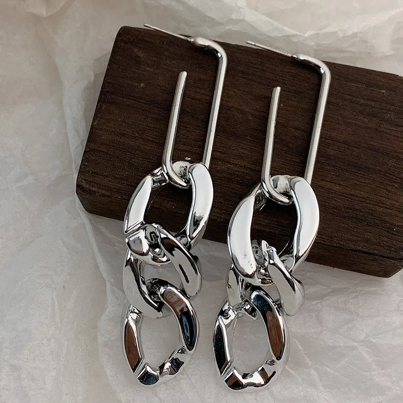 Trendy Geometric Drop Earrings Set