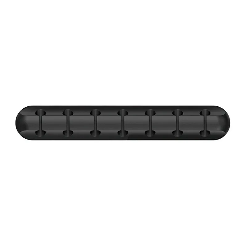 7 Slot Silicone Cable Organizer Holder
