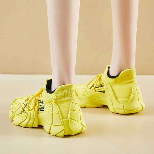 Casual Knit Slip-On Sneakers for Women