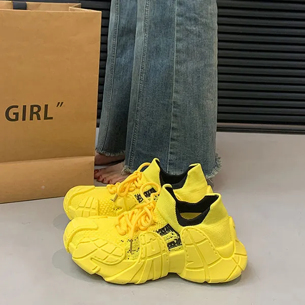 Casual Knit Slip-On Sneakers for Women