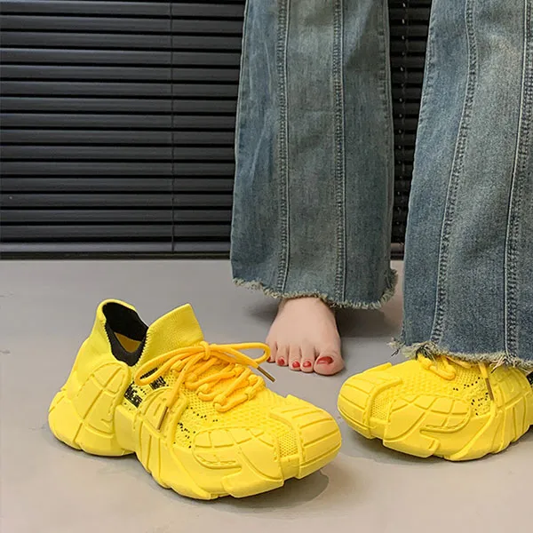 Casual Knit Slip-On Sneakers for Women