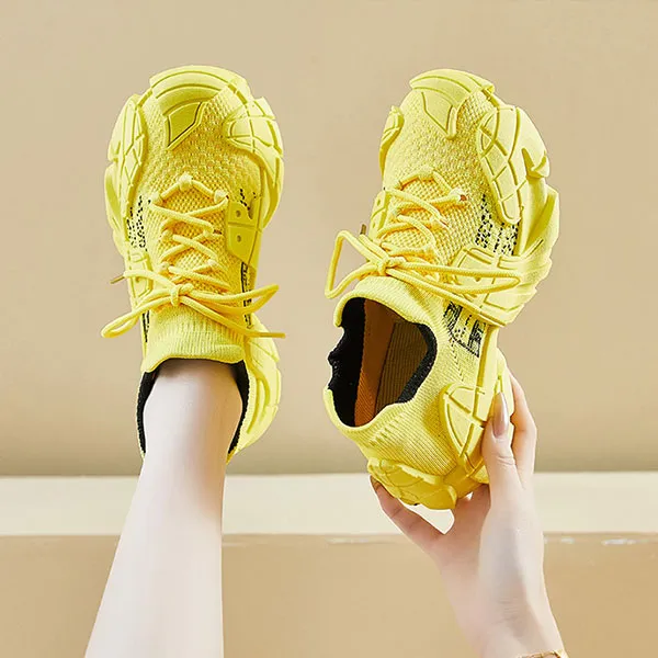 Casual Knit Slip-On Sneakers for Women