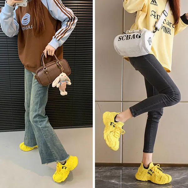 Casual Knit Slip-On Sneakers for Women