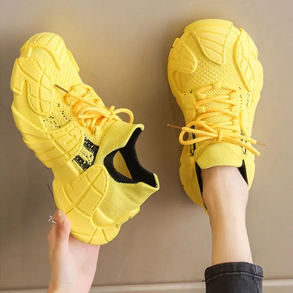 Casual Knit Slip-On Sneakers for Women