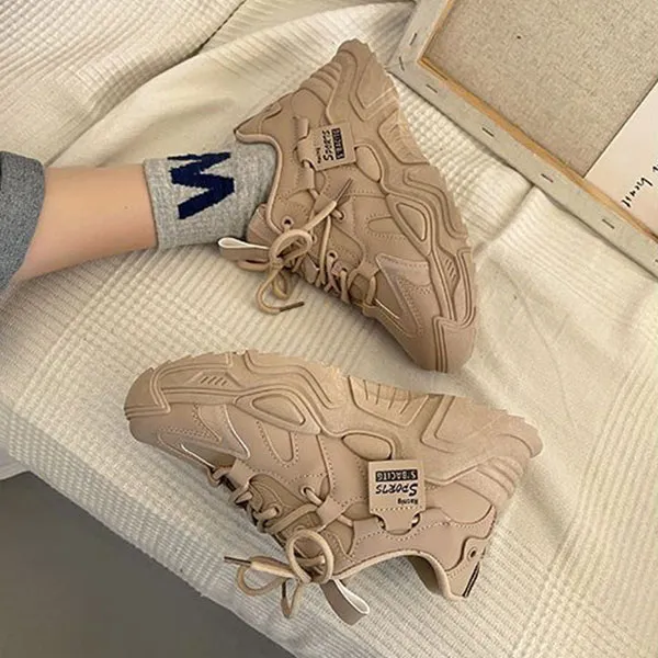 Women's Comfy Casual Black Sneakers