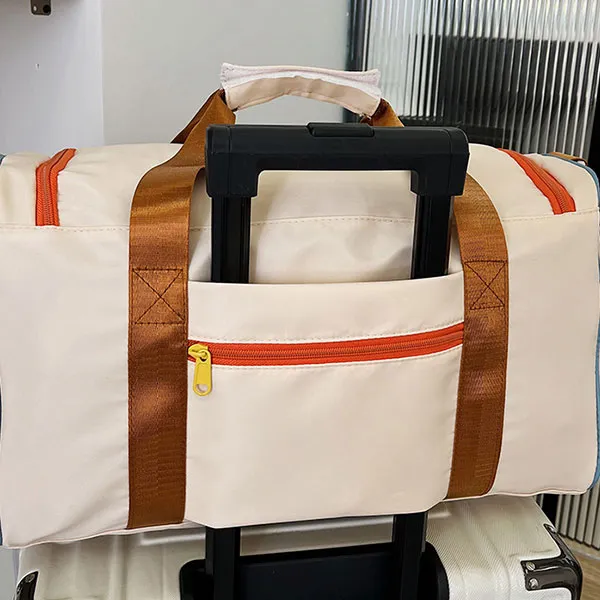 Stylish Colorful Weekend Zip Closure Travel Affordable Duffel Bag
