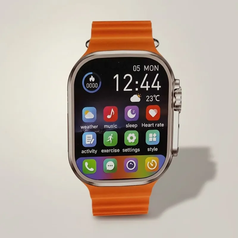 Multi-function Sports Smartwatch With 3 Straps HD Screen GPS Heart Rate Fitness Step Counter