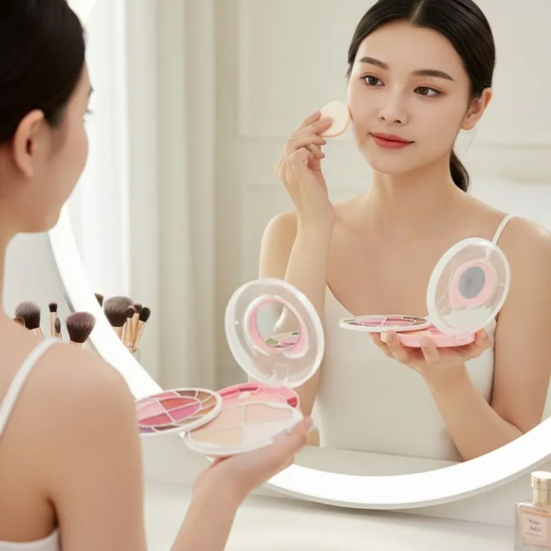 Portable Multi-Layer Eyeshadow and Face Beauty Mini Palette Fashion Makeup Kit