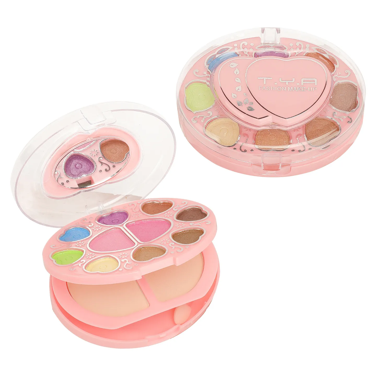 Travel Makeup Palette For Women's Face Beauty Kit With Eyeshadow Blush Powder Gift Mini Box