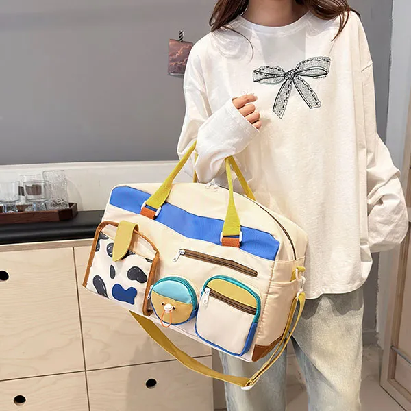 Colorful Multifunctional Sports Gym Large Capacity Unisex Travel Tote Bag