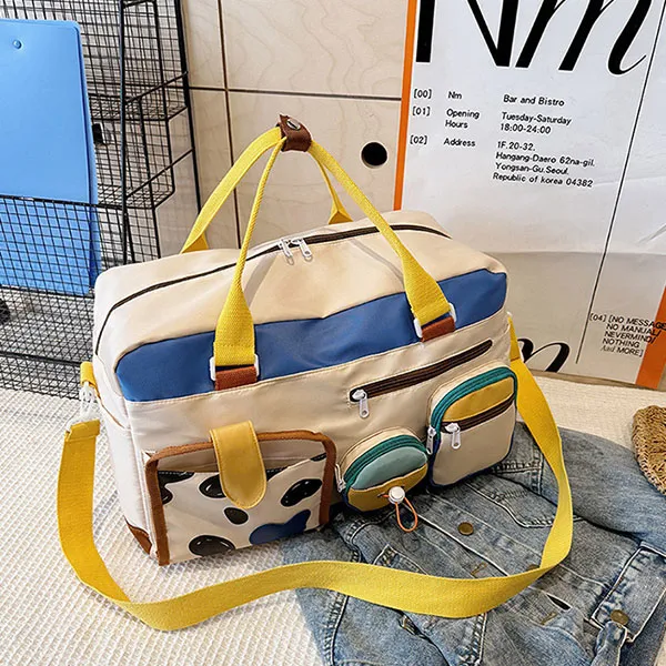 Colorful Multifunctional Sports Gym Large Capacity Unisex Travel Tote Bag