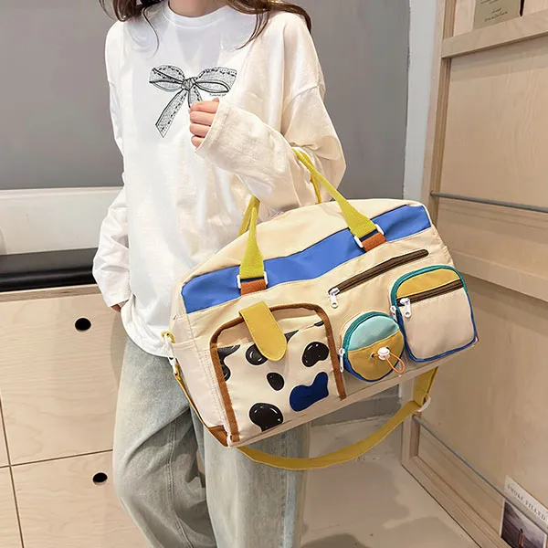 Colorful Multifunctional Sports Gym Large Capacity Unisex Travel Tote Bag